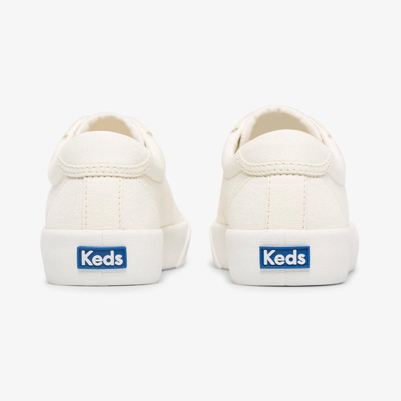 Keds Crew Kick Organic Kanvas Canvas Kadın Beyaz | ZQUSK-0983