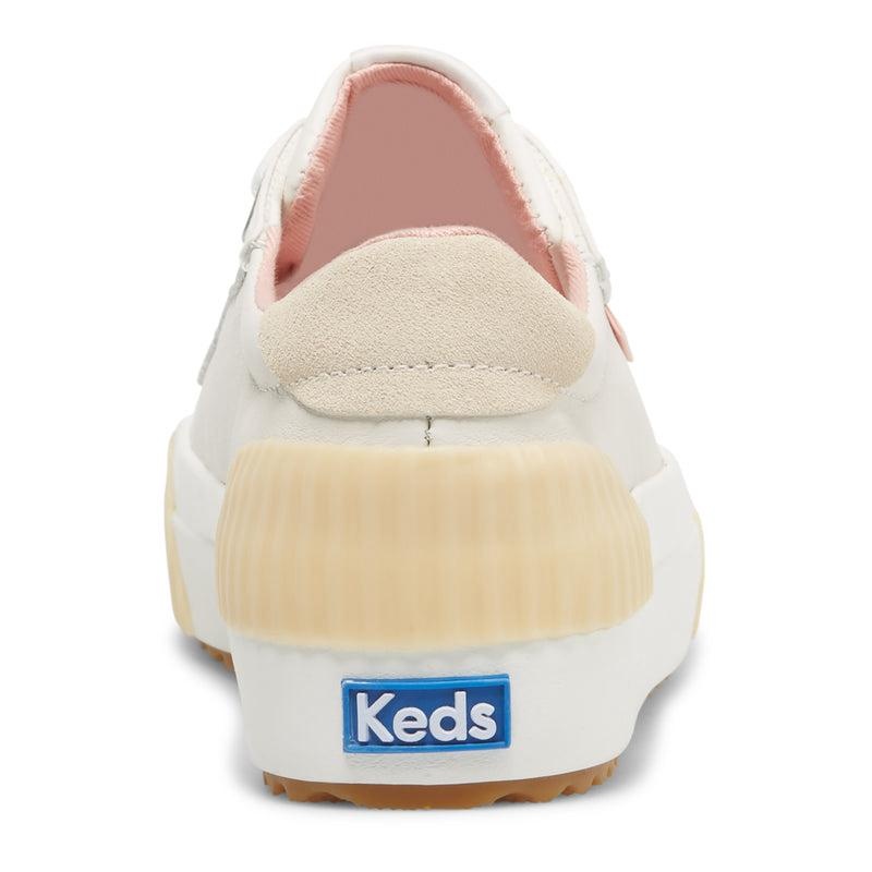 Keds Demi Trx Deri Cream Leather Sneakers Kadın Whitesmoke | YZACJ-9806