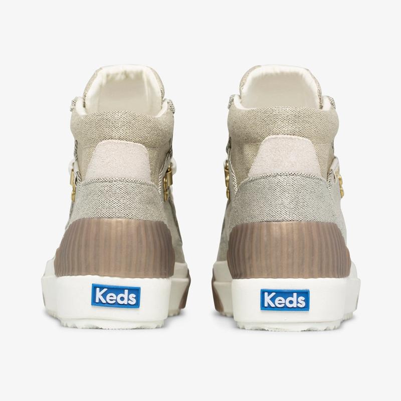 Keds Demi Trx Mid Cut Kanvas Copper Canvas Kadın Gri | TNRUC-1059