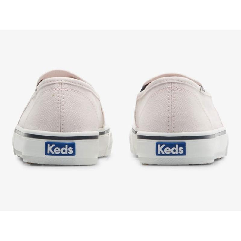 Keds Double Decker Kanvas Makosen Ayakkabı Kadın Pembe | DCVHX-4089