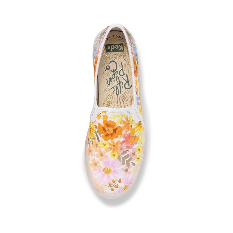 Keds Double Decker Rifle Paper Co Marguerite Prints Kadın Pembe | RPFBM-5807