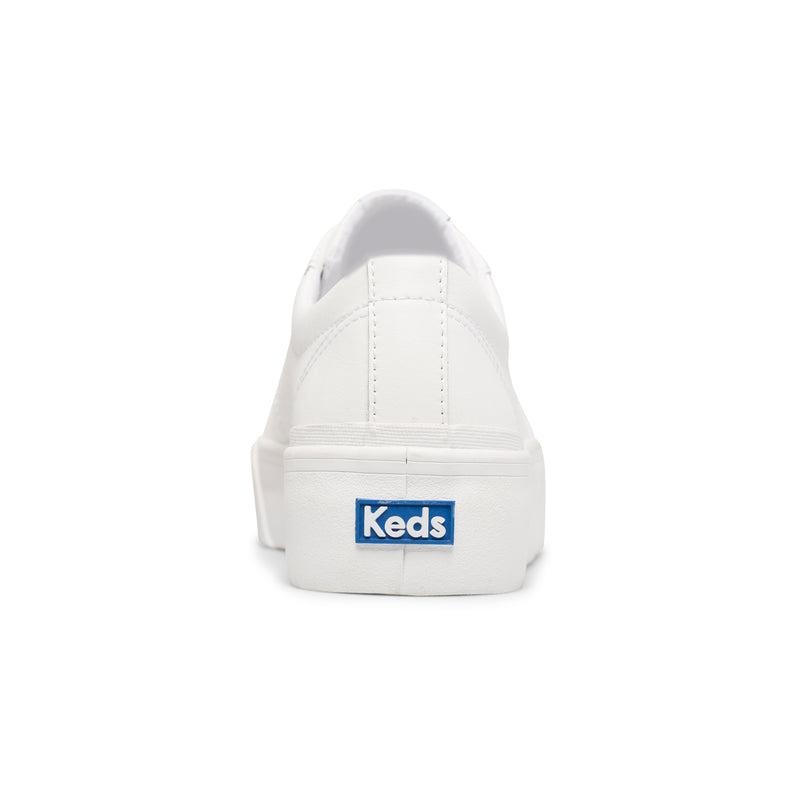 Keds Jump Kick Duo Deri Leather Sneakers Kadın Beyaz | COBUI-6835