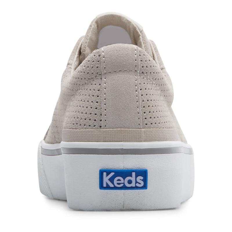 Keds Jump Kick Duo Perf Süet Leather Sneakers Kadın Gri | CWPNG-4160