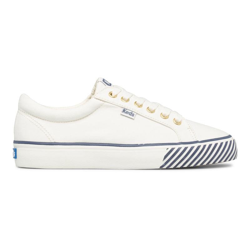 Keds Jump Kick Majestic Kanvas Canvas Kadın Beyaz | LXDSO-9817