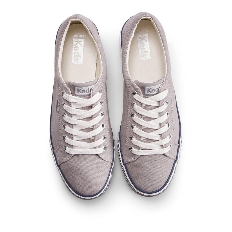 Keds Jump Kick Majestic Kanvas Flint Canvas Kadın Gri | OEZRF-7435