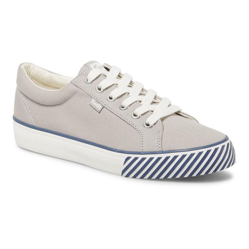 Keds Jump Kick Majestic Kanvas Flint Canvas Kadın Gri | OEZRF-7435