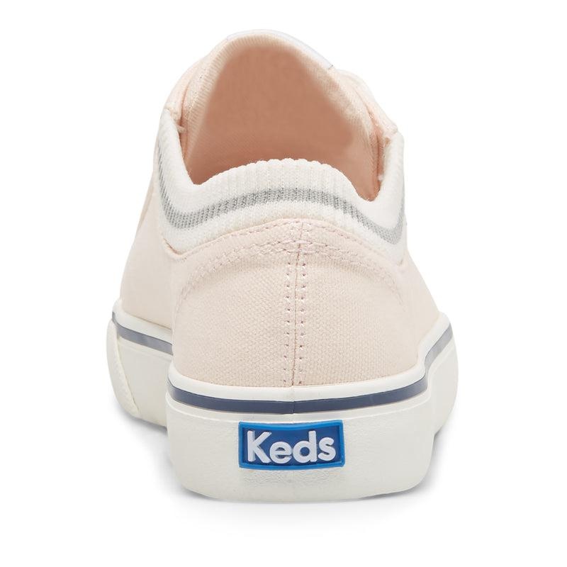 Keds Jump Kick Rib Knit Collar Kanvas Canvas Kadın Açık Pembe | QXAKN-0762