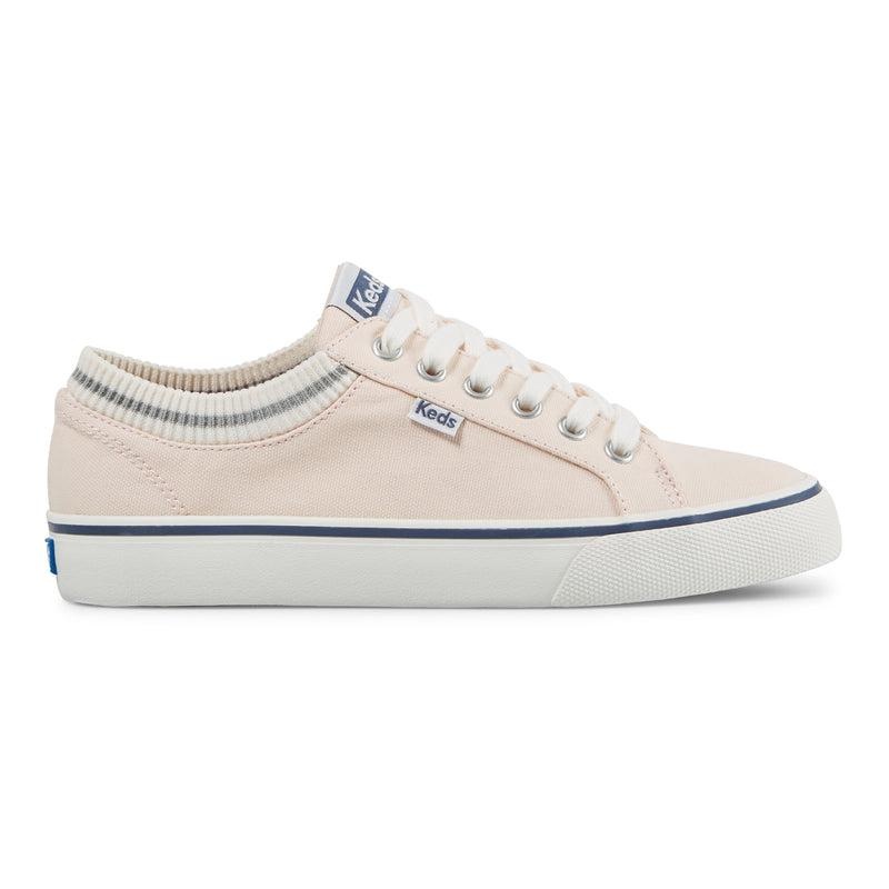 Keds Jump Kick Rib Knit Collar Kanvas Canvas Kadın Açık Pembe | QXAKN-0762