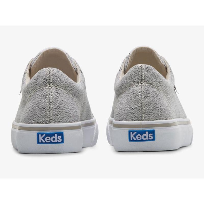 Keds Jump Kick Tekstil Linear Static Lace Ups Kadın Gri | RCNHA-8039