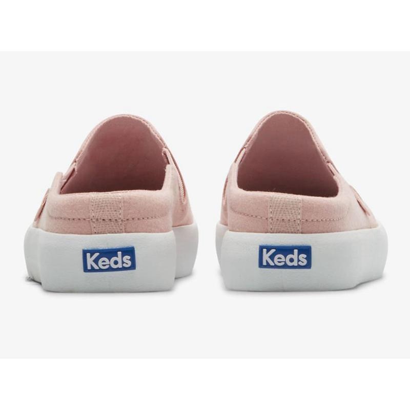 Keds Kickback Crepe Slip On Mule Ayakkabı Kadın Pembe | JQSXN-1804