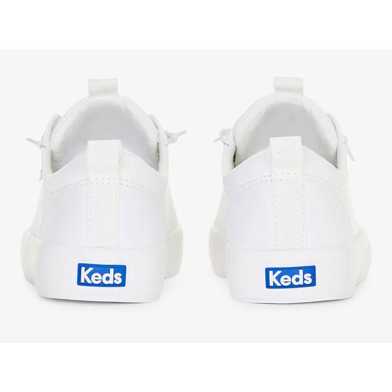 Keds Kickback Deri Lace Ups Kadın Beyaz | VLBEC-3469