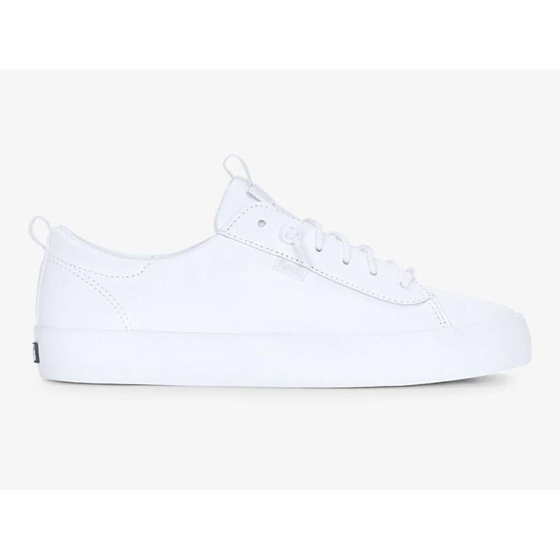 Keds Kickback Deri Lace Ups Kadın Beyaz | VLBEC-3469