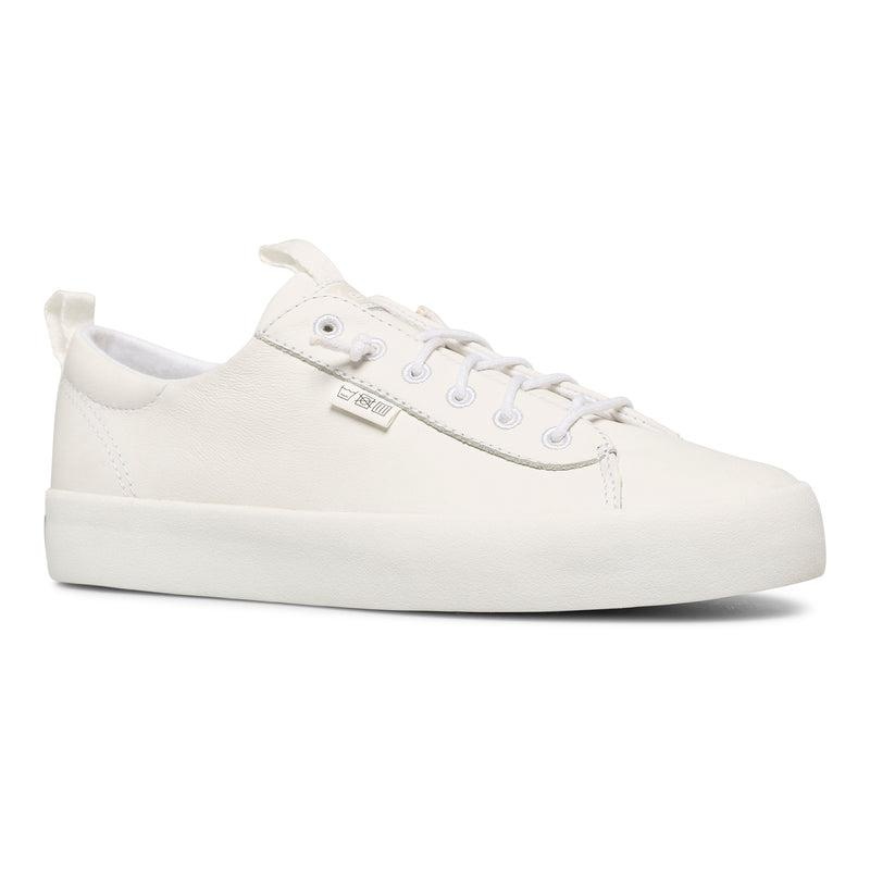 Keds Kickback Deri Leather Sneakers Kadın Beyaz | IGQSO-3016