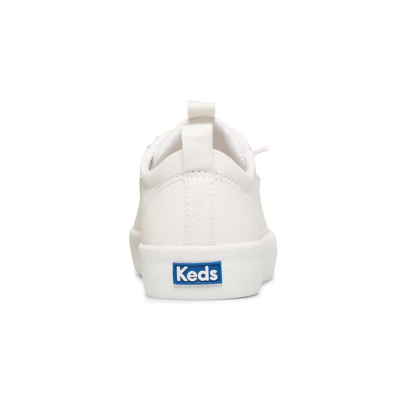 Keds Kickback Deri Leather Sneakers Kadın Beyaz | IGQSO-3016