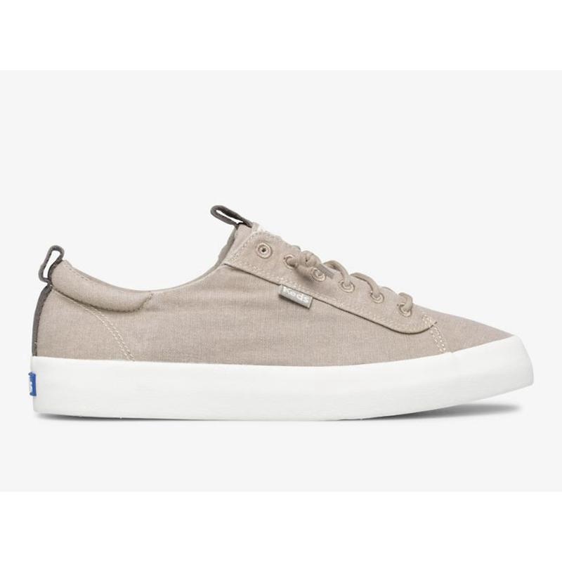 Keds Kickback Kanvas Washable Lace Ups Kadın Gri | PLCRJ-0912