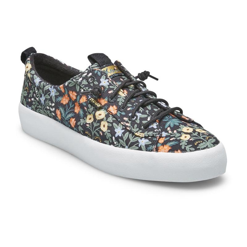 Keds Kickback Rifle Paper Co. Lottie Canvas Kadın Siyah | SUDNY-6284