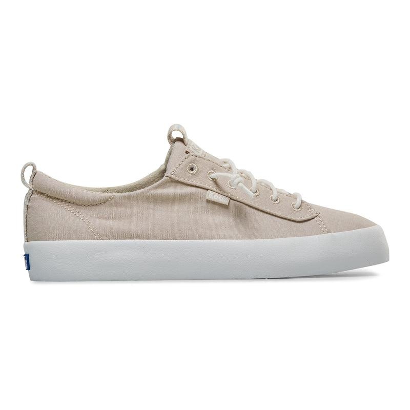 Keds Kickback Washable Kanvas Oatmeal Canvas Kadın Haki | LMQIE-2608