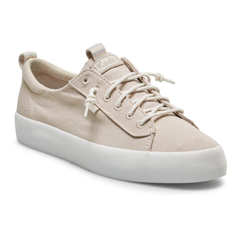 Keds Kickback Washable Kanvas Oatmeal Makosen Ayakkabı Kadın Haki | REUKB-3095