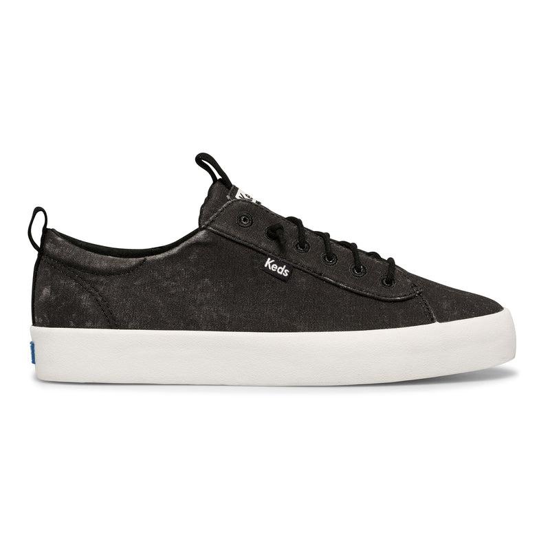 Keds Kickback Washable Organic Pamuklu Canvas Kadın Siyah | FELUD-1965