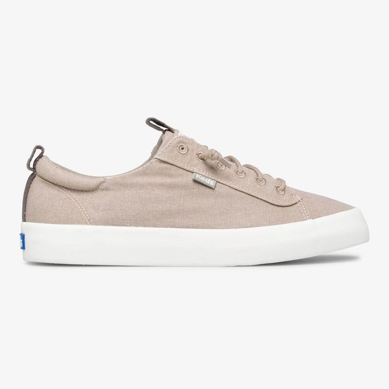 Keds Kickback Washable Organic Pamuklu Canvas Kadın Gri | QUJDP-3687