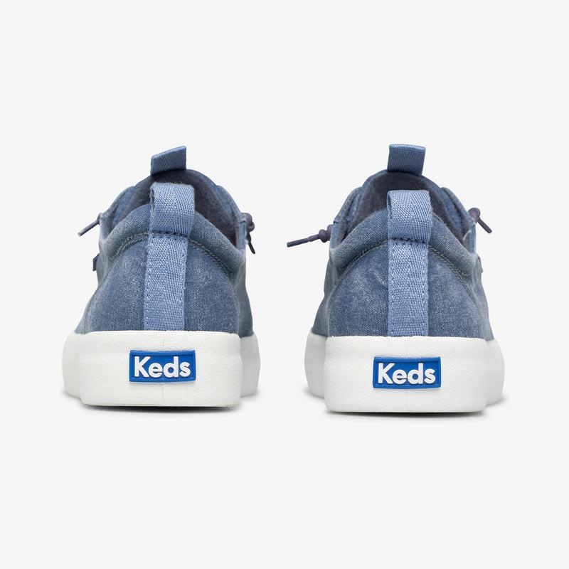 Keds Kickback Washable Organic Pamuklu Canvas Kadın Lacivert | SLUTP-5392