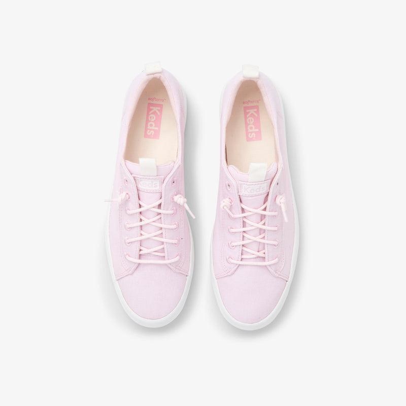 Keds Kickback Washable Organic Pamuklu Makosen Ayakkabı Kadın Açık Pembe | XWZAB-9861