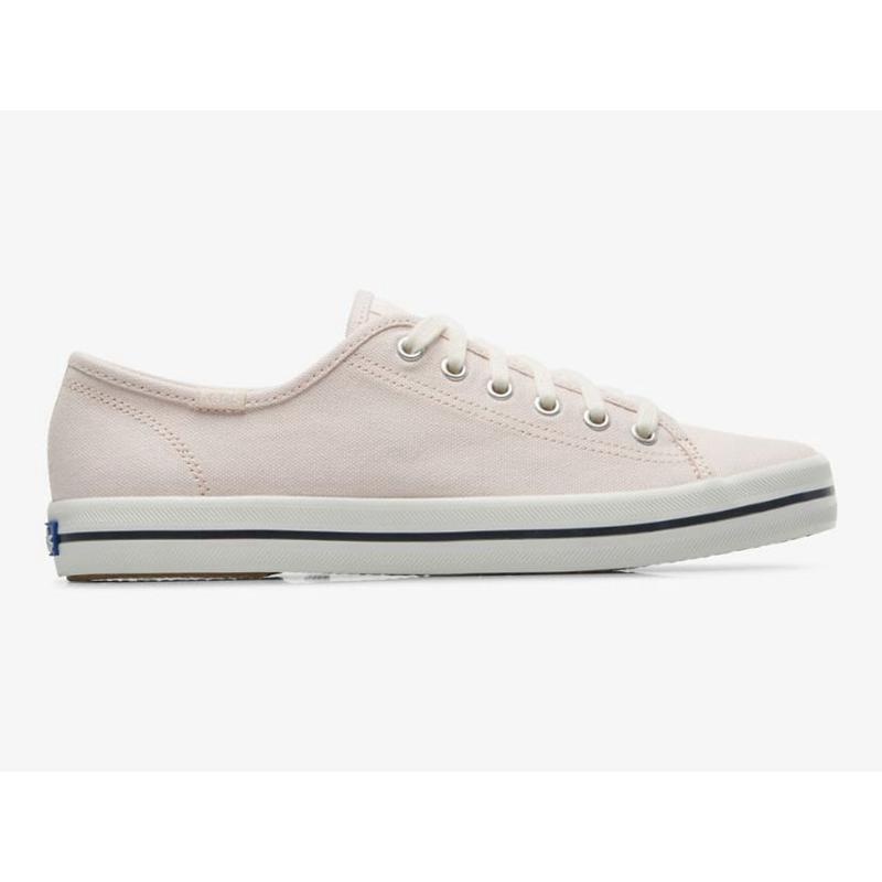 Keds Kickstart Kanvas Lace Ups Kadın Açık Pembe | ZIDLU-0742