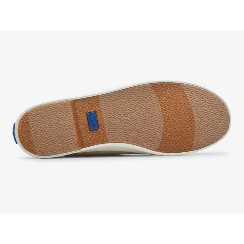 Keds Kickstart Kanvas Slip On Mule Ayakkabı Kadın Oatmeal Lightyellow | ESNDF-0698