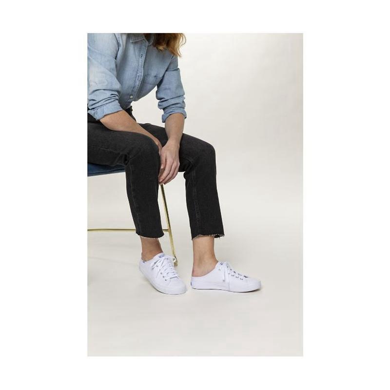 Keds Kickstart Kanvas Slip On Mule Ayakkabı Kadın Beyaz | KQPHF-2594