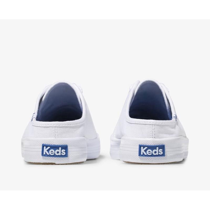 Keds Kickstart Kanvas Slip On Mule Ayakkabı Kadın Beyaz | KQPHF-2594