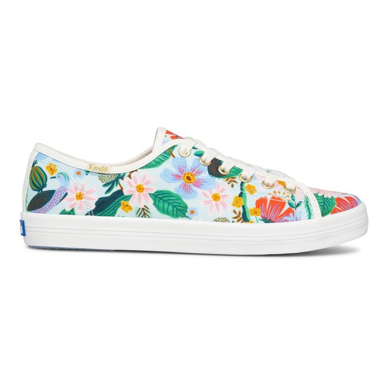 Keds Kickstart Rifle Paper Co Dovecoat Mint Prints Kadın Nane | YTDZP-0956