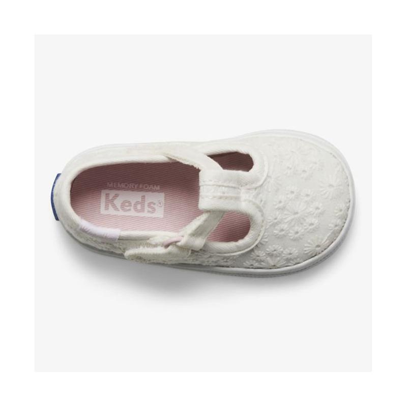 Keds Little Kid's Champion Burunlu Cap T-Askılı Sneaker Çocuk Beyaz | HIMLA-7162