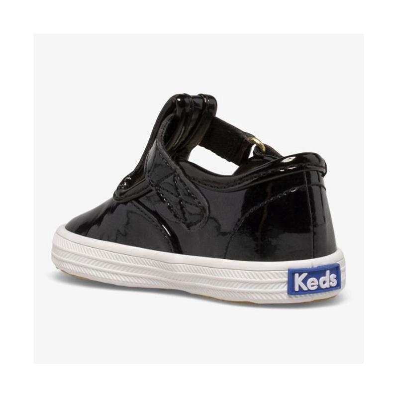 Keds Little Kid's Champion Burunlu Cap T-Askılı Sneaker Çocuk Siyah | QUGRV-8217