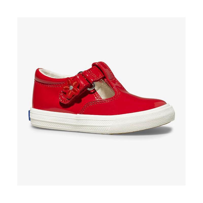 Keds Little Kid's Daphne Rugan Sneaker Çocuk Kırmızı | ERNXH-5396