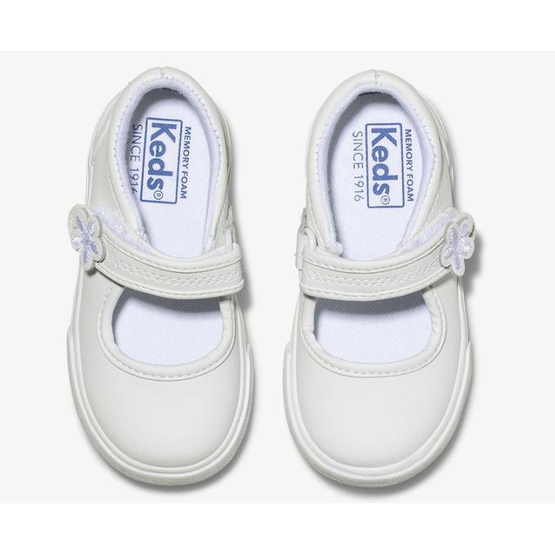 Keds Little Kid's Ella Mary Jane Sneaker Çocuk Beyaz | GBRVS-1894