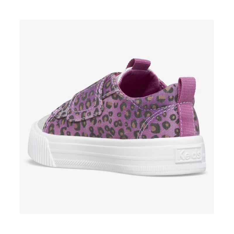 Keds Little Kid's Triple Step Jr Sneaker Çocuk Pembe Leopar | DGUTO-2560