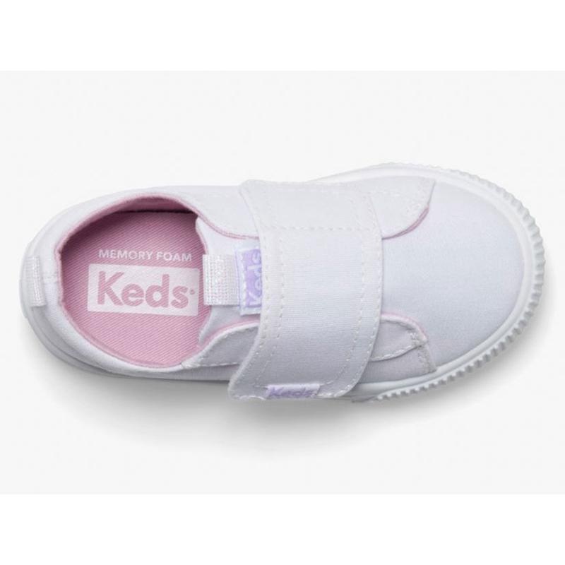 Keds Little Kid's Triple Step Jr Sneaker Çocuk Beyaz | GSCKP-4107