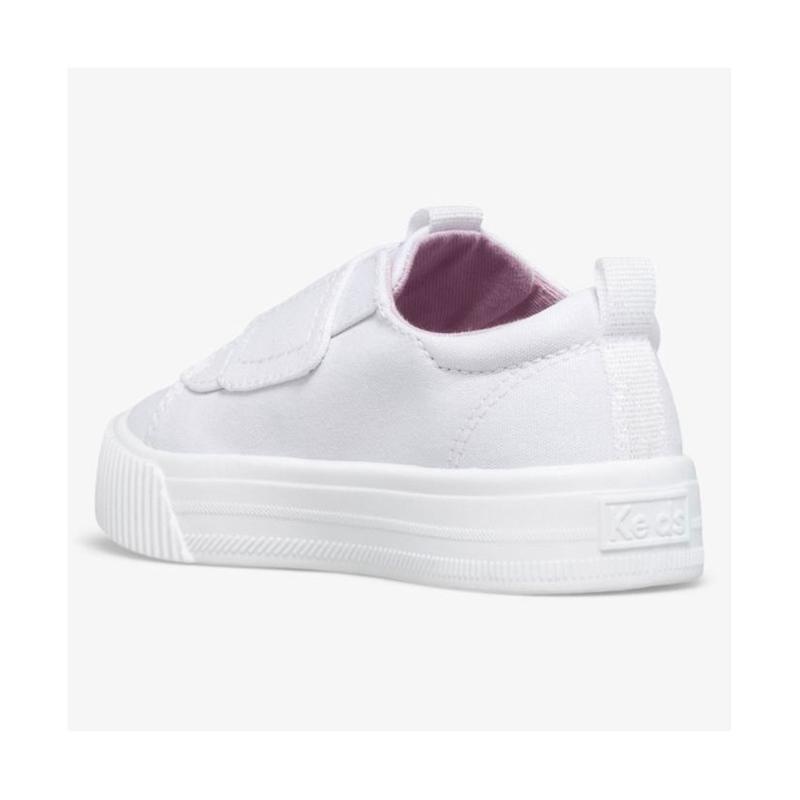 Keds Little Kid's Triple Step Jr Sneaker Çocuk Beyaz | GSCKP-4107