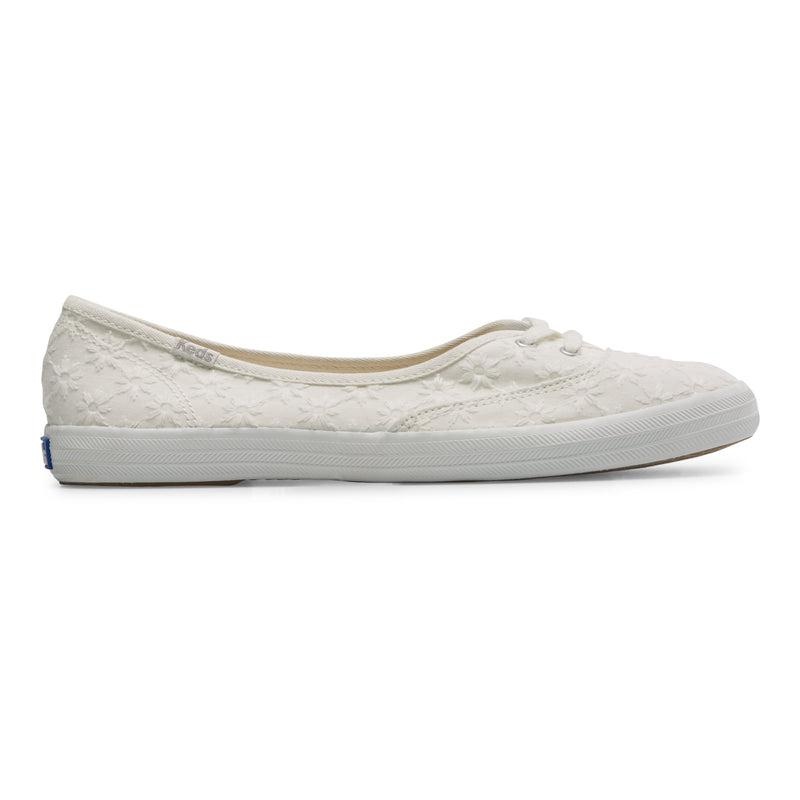 Keds Mini Eyelet Kanvas Canvas Kadın Beyaz | INJTF-0761