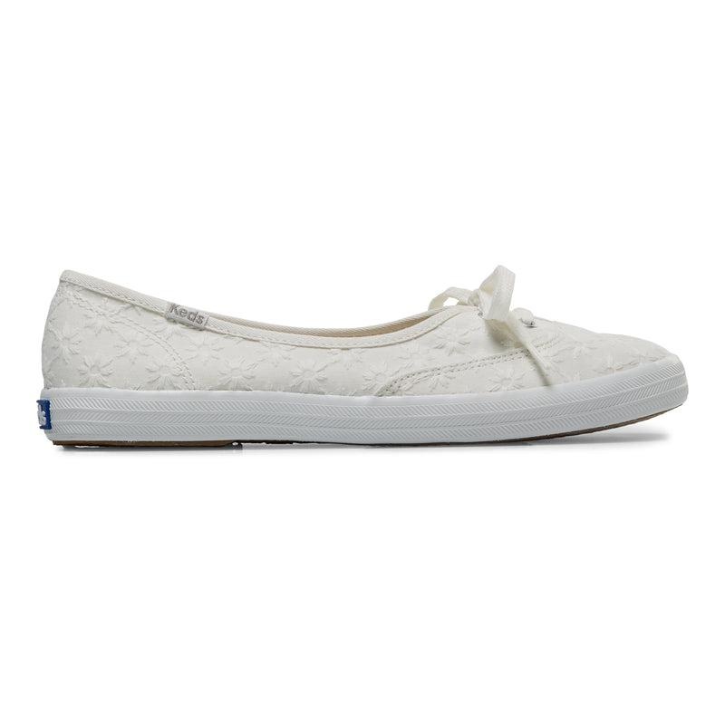 Keds Mini Eyelet Kanvas Canvas Kadın Beyaz | INJTF-0761