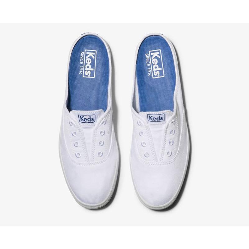 Keds Moxie Mule Makosen Ayakkabı Kadın Beyaz | YBAEI-4091