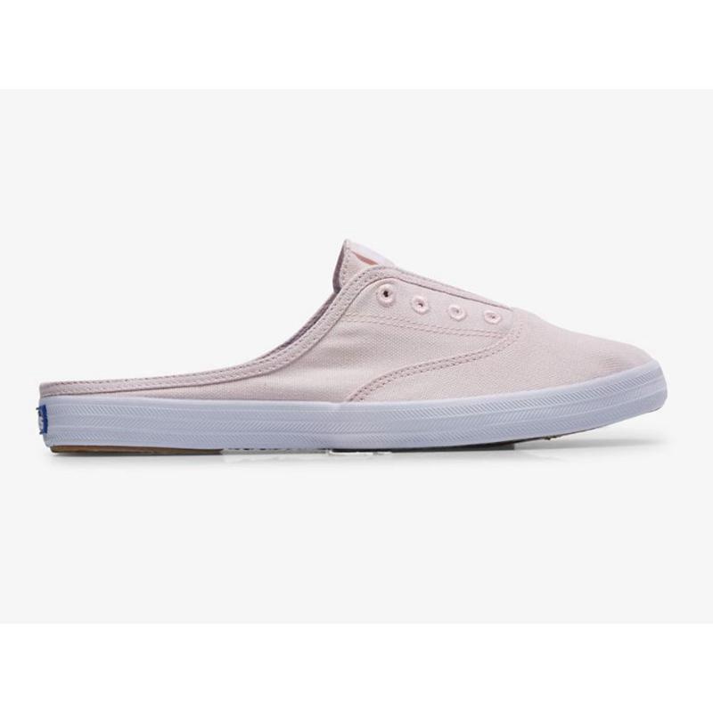 Keds Moxie Washed Twill Slip On Mule Ayakkabı Kadın Açık Pembe | QZIVC-1820