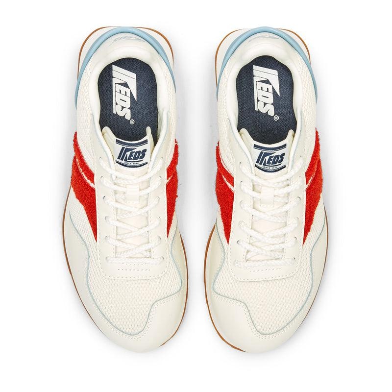 Keds Renaissance Terry Canvas Kadın White/Red | RWUKA-7459