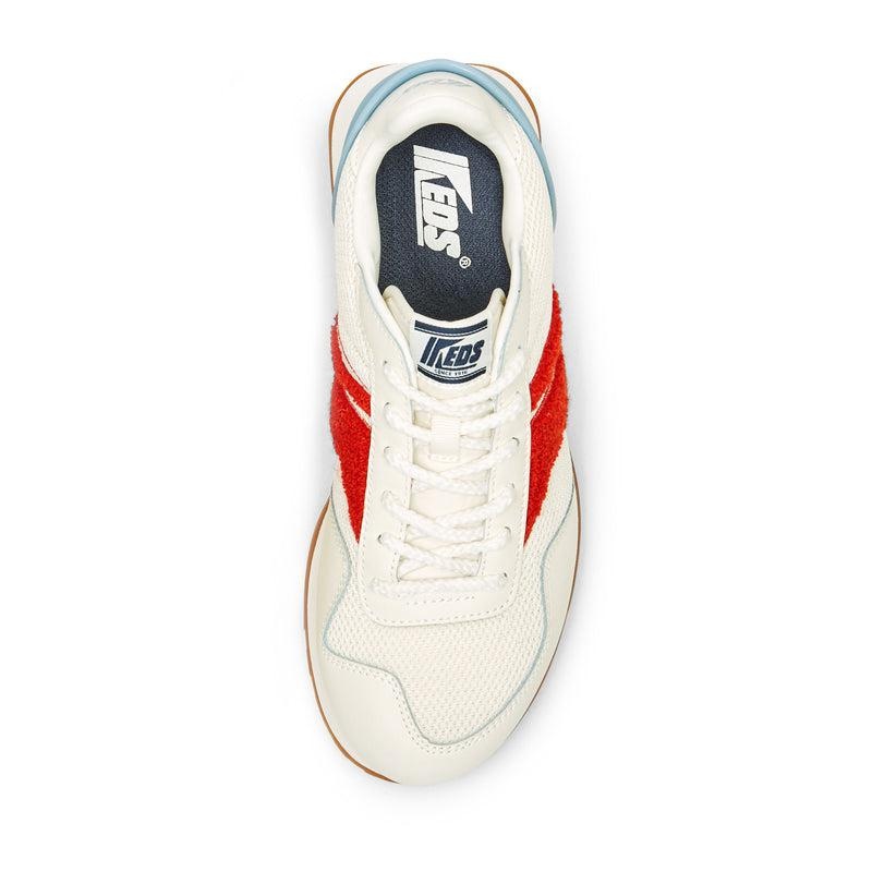 Keds Renaissance Terry Canvas Kadın White/Red | RWUKA-7459