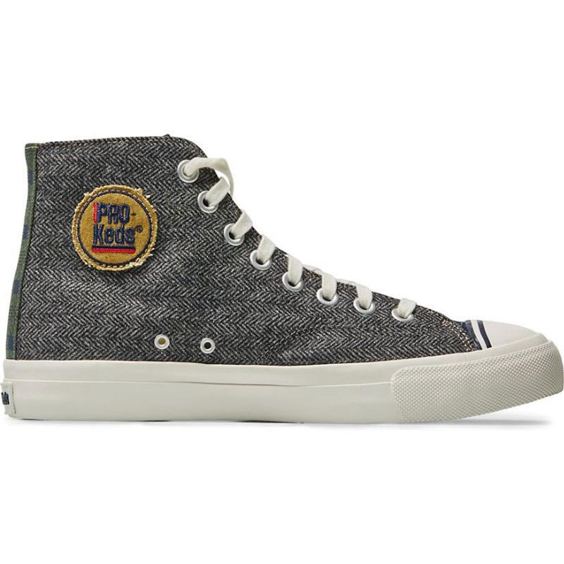 Keds Royal Hi Patchwork Sneaker Erkek Kahverengi Mavi Renkli | SDNMW-3872