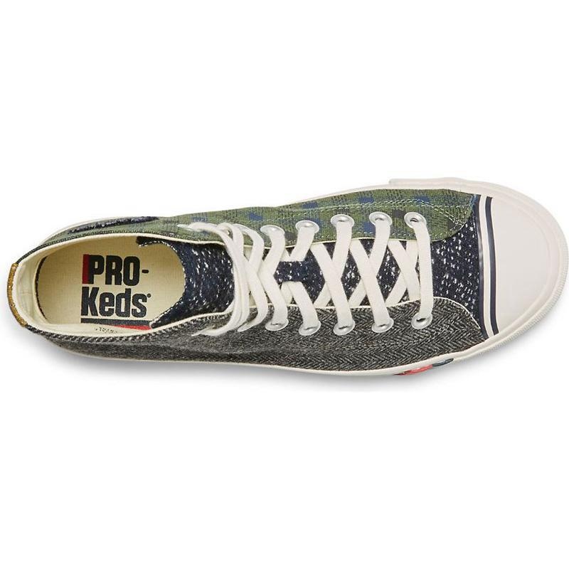 Keds Royal Hi Patchwork Sneaker Erkek Kahverengi Mavi Renkli | SDNMW-3872