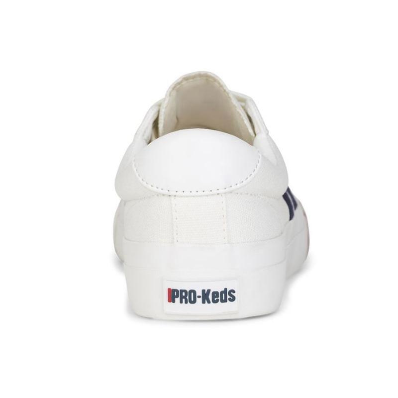 Keds Royal Plus Kanvas Sneaker Erkek Beyaz Lacivert | IHPKJ-8351