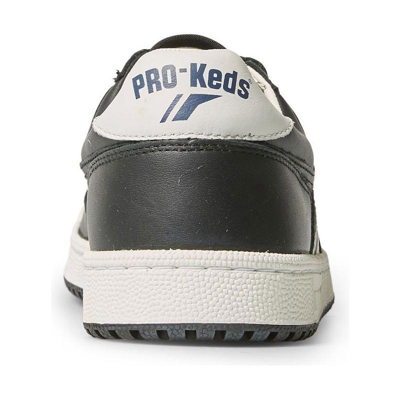 Keds Skyhawk Lo Deri Sneaker Erkek Siyah Beyaz | PWLCQ-9621