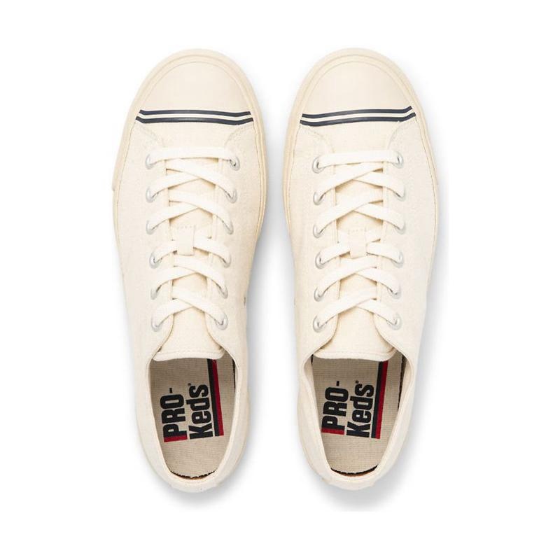 Keds Super Kanvas Sneaker Erkek Krema Beyaz | ZXFAU-8421