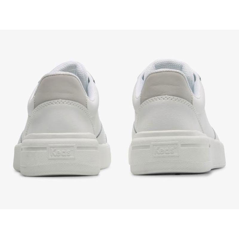 Keds The Court Leather Sneakers Kadın Beyaz Beyaz | PFUDA-2564